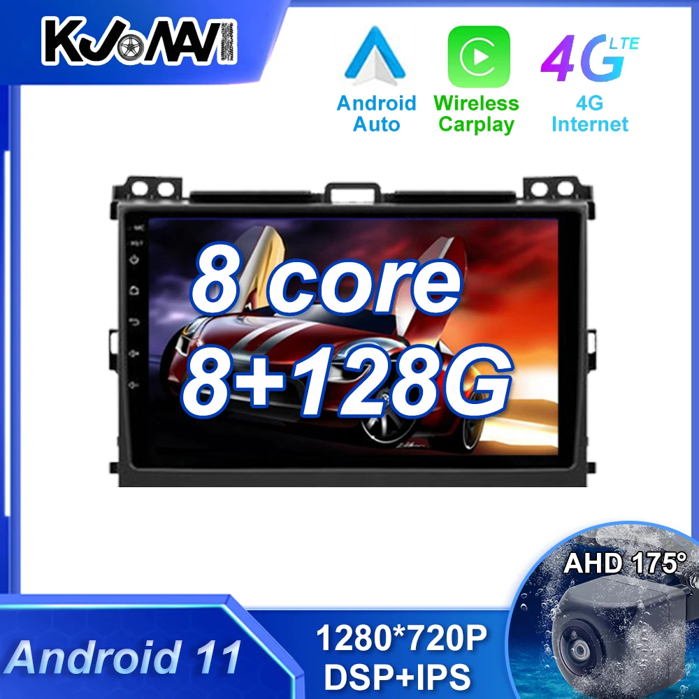 Carplay 8+128G Android 11.0 Auto Radio Stereo-Player Multimedia GPS Navigation For Toyota Land Cruiser Prado 120 2004 - 2009
Carplay 8+128G Android 11.0 Auto Radio Stereo-Player Multimedia GPS Navigation For Toyota Land Cruiser Prado 120 2004 - 2009