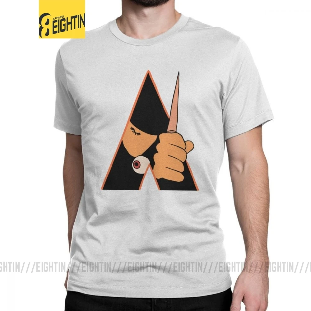 A Clockwork Orange T Shirt Men 100% Cotton T-Shirts Kubrick Alex Burgess Droogs Anthony Milk Movie Tee Shirt Short Sleeve Tops
A Clockwork Orange T Shirt Men 100% Cotton T-Shirts Kubrick Alex Burgess Droogs Anthony Milk Movie Tee Shirt Short Sleeve Tops