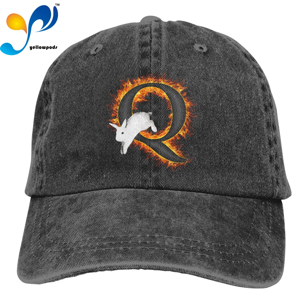 Fashion Hip hop Washed Baseball Cap Flame Q Follow The White Rabbit Qanon Wild Hat Adjustable Men And Women Hats Trucker Caps
Fashion Hip hop Washed Baseball Cap Flame Q Follow The White Rabbit Qanon Wild Hat Adjustable Men And Women Hats Trucker Caps