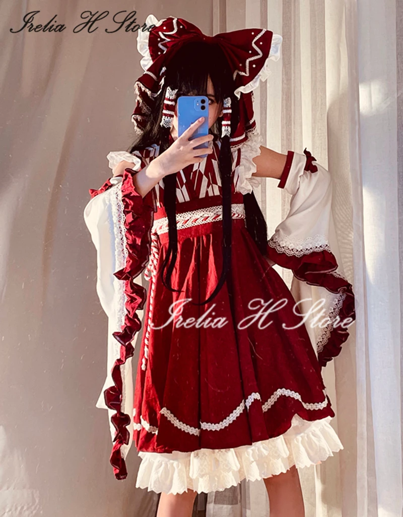 Hakurei Reimu Touhou Project Cosplay Hakurei Reimu cosplay costume Lolita Dress Female Limited Edition
Hakurei Reimu Touhou Project Cosplay Hakurei Reimu cosplay costume Lolita Dress Female Limited Edition