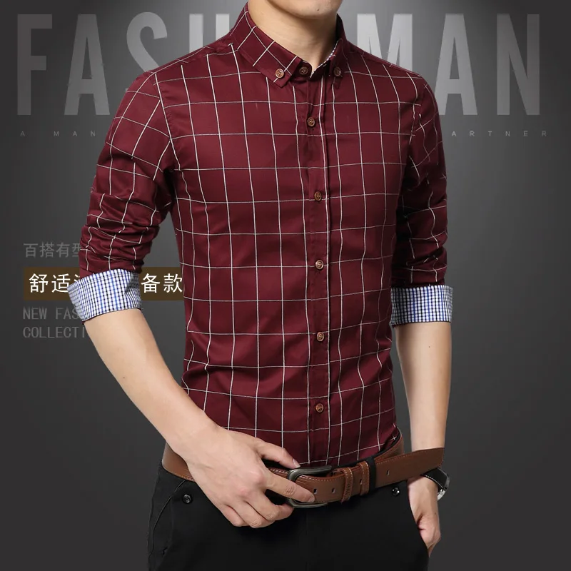 Men's Plaid Shirts Male High Quality Long Sleeve Slim Fit Cotton Business Casual Shirt Plus Size 5XL
Men's Plaid Shirts Male High Quality Long Sleeve Slim Fit Cotton Business Casual Shirt Plus Size 5XL
