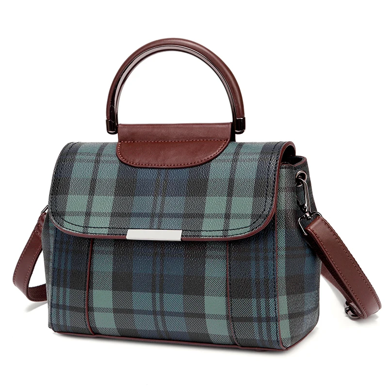 Vintage Plaid Pattern Small Square Bags for Women High-quality Shoulder Messenger Bags Fashion Elegant Crossbody Bag Phone Purse
Vintage Plaid Pattern Small Square Bags for Women High-quality Shoulder Messenger Bags Fashion Elegant Crossbody Bag Phone Purse
