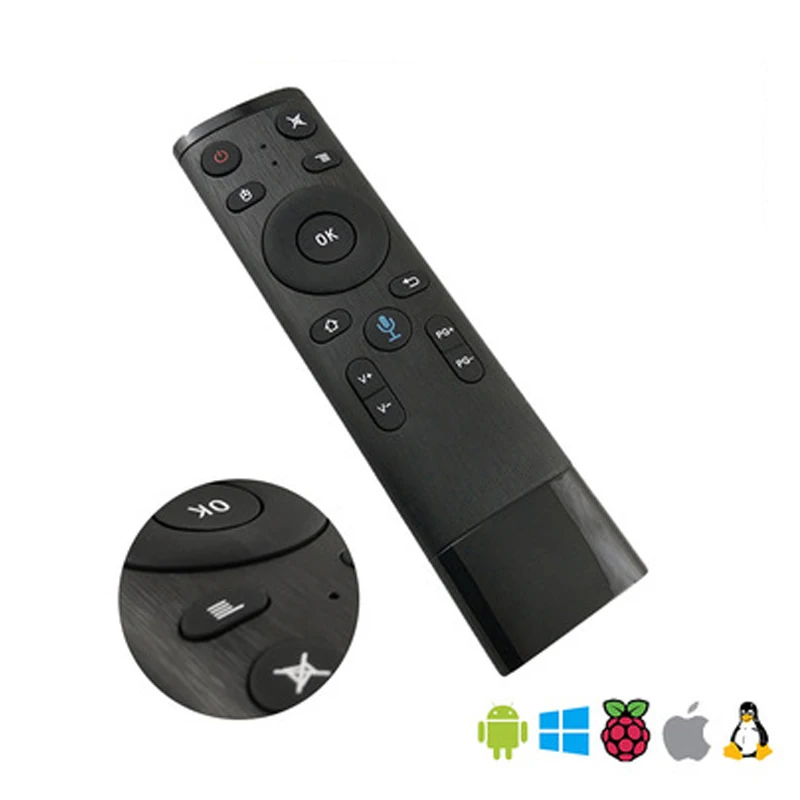 Q5 fly air mouse remote control with voice for google search and Gyro games 2.4G Wireless Microphone Remote Control | Электроника