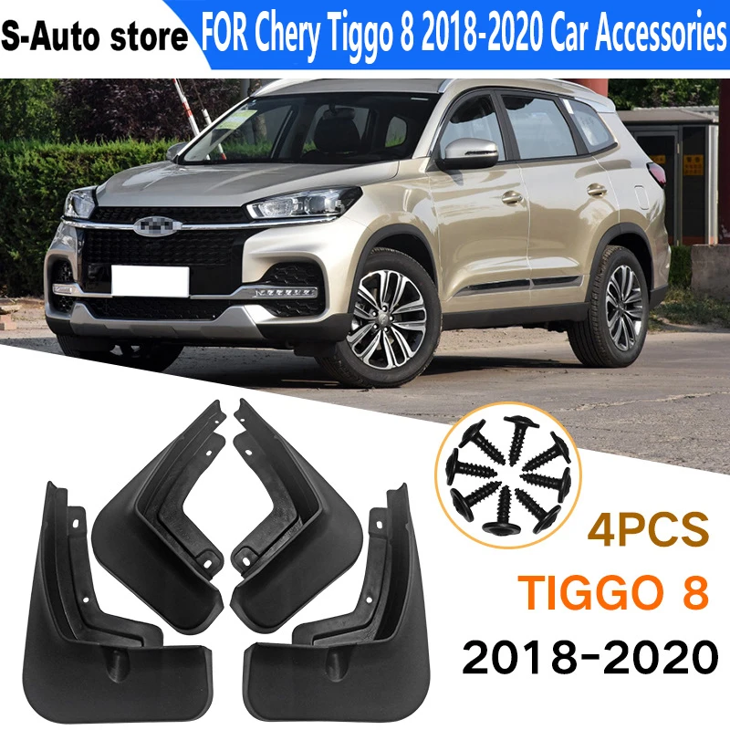 FOR Chery Tiggo 8 2018-2020 Car Accessories Front Rear 4pcs Mudguard Fender Mud Flap Guard Splash Mudflap Auto Styline
FOR Chery Tiggo 8 2018-2020 Car Accessories Front Rear 4pcs Mudguard Fender Mud Flap Guard Splash Mudflap Auto Styline