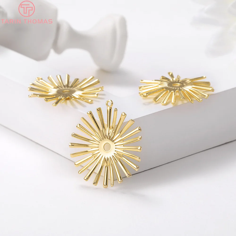 (1140)10PCS 25x28MM 24K Gold Color Brass Sun Flower Charms Base Pendants High Quality DIY Jewelry Making Findings Accessories
(1140)10PCS 25x28MM 24K Gold Color Brass Sun Flower Charms Base Pendants High Quality DIY Jewelry Making Findings Accessories