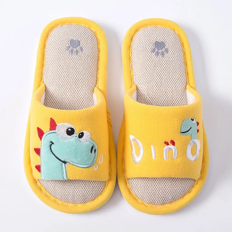 Dinosaur Linen Slippers Children Summer New Cartoon Boys And Girls Antiskid Spring Autumn Indoor Home Children YK-2002-1
Dinosaur Linen Slippers Children Summer New Cartoon Boys And Girls Antiskid Spring Autumn Indoor Home Children YK-2002-1