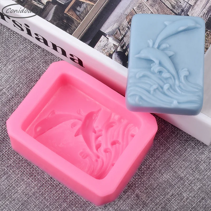 New Double Dolphin Pattern Scented Soap Making Mould Diy Resin Gadget Silicone Mold Wax Crafts Handmade Utensil
New Double Dolphin Pattern Scented Soap Making Mould Diy Resin Gadget Silicone Mold Wax Crafts Handmade Utensil