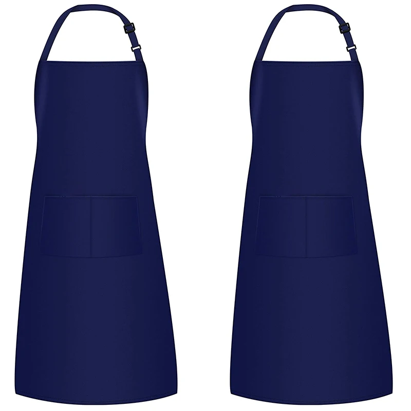 2 Pack Adjustable Aprons, Waterdrop Resistant Apron with 2 Pockets Cooking Kitchen Restaurant Aprons for BBQ Drawing 
2 Pack Adjustable Aprons, Waterdrop Resistant Apron with 2 Pockets Cooking Kitchen Restaurant Aprons for BBQ Drawing
