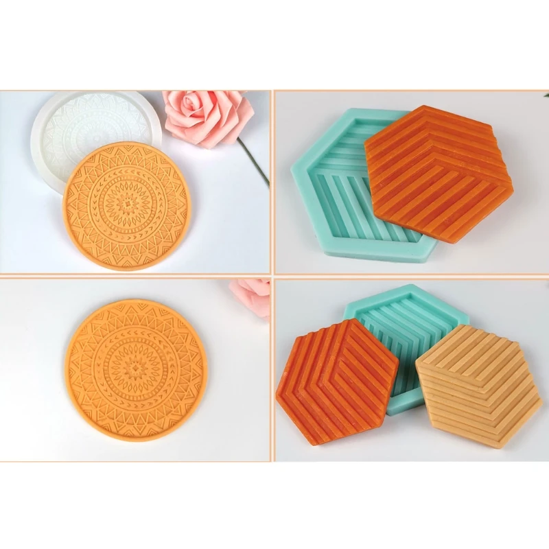 DIY Round Coaster Silicone Molds Tea Mat Coaster Molds for Resin Casting Mold R2LE
DIY Round Coaster Silicone Molds Tea Mat Coaster Molds for Resin Casting Mold R2LE