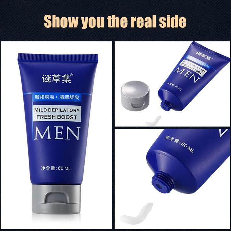 1Pcs Men's Hair Removal Cream Beard Armpit Chest Hands Legs Privates Gentle Nourish Convenient Red Myrrh Body Skin Care 60ml
1Pcs Men's Hair Removal Cream Beard Armpit Chest Hands Legs Privates Gentle Nourish Convenient Red Myrrh Body Skin Care 60ml