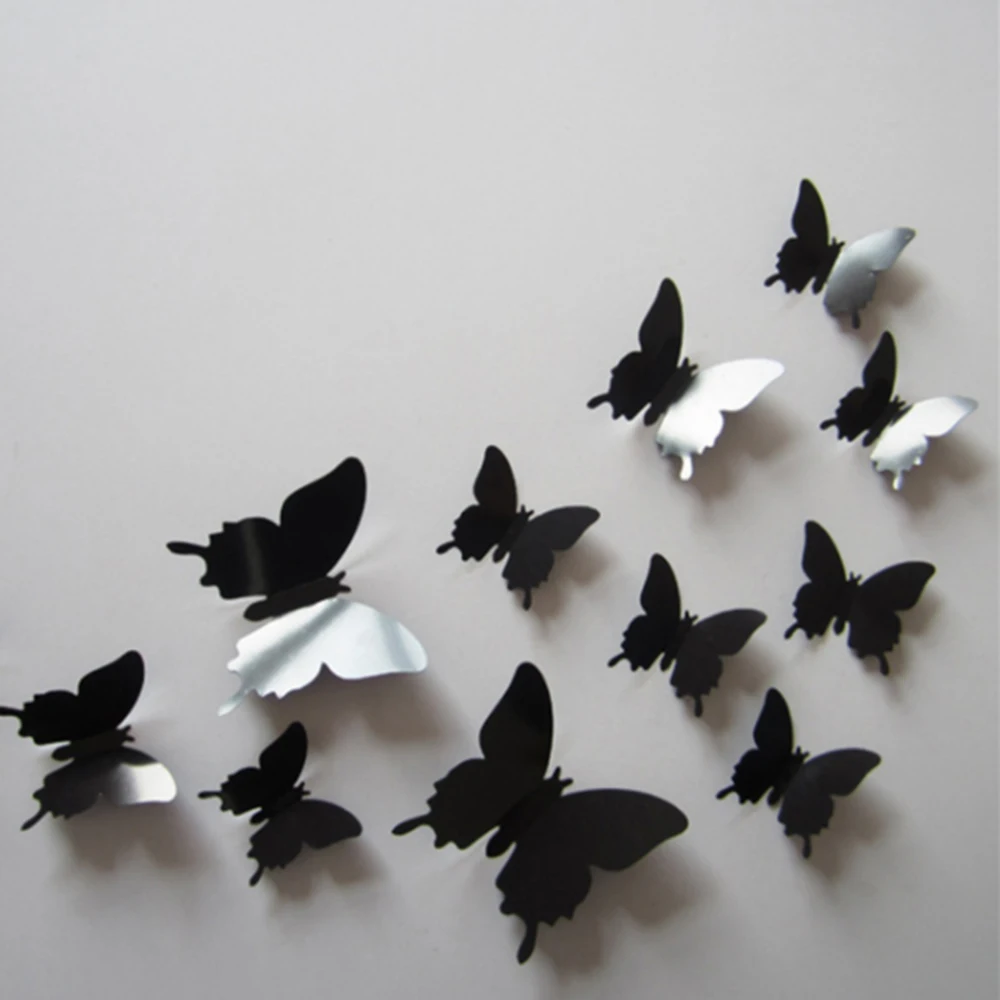 12Pcs Luxury PVC 3D DIY Butterfly Wall Stickers Home Decor Poster for Kitchen Bathroom Adhesive to Wall Decals Decoration
12Pcs Luxury PVC 3D DIY Butterfly Wall Stickers Home Decor Poster for Kitchen Bathroom Adhesive to Wall Decals Decoration