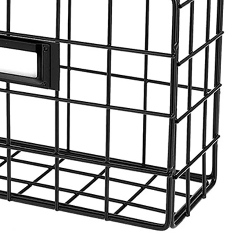 Wire Mail Basket - Wall Mounted Hanging Folder/Document Organizer - Economic & Easy to Install Tray for Home Office & More (1 Sl
Wire Mail Basket - Wall Mounted Hanging Folder/Document Organizer - Economic & Easy to Install Tray for Home Office & More (1 Sl