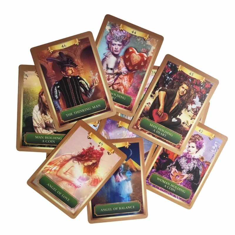 Energy Oracle Cards English Version Tarots 53-Card Deck Mysterious Divination Party Board Game
Energy Oracle Cards English Version Tarots 53-Card Deck Mysterious Divination Party Board Game