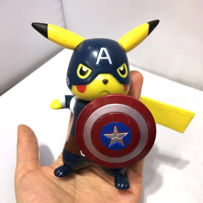 Anime pikachu figure cos Deadpool figurine PVC action figure pokemon figures cartoon movie toys doll with box 10CM
Anime pikachu figure cos Deadpool figurine PVC action figure pokemon figures cartoon movie toys doll with box 10CM