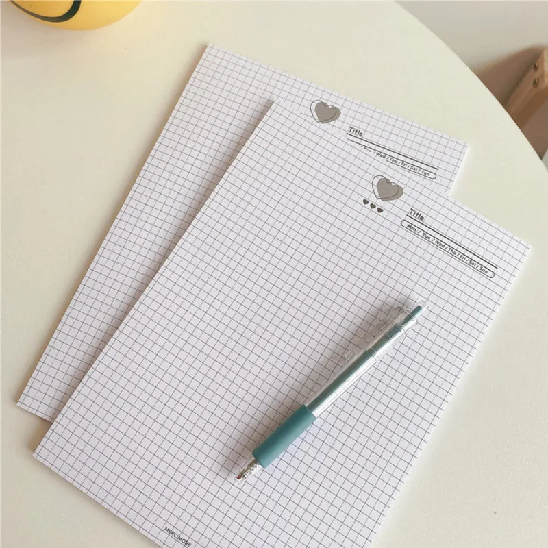 Ins Simplicity Love Grid Memo Pad B5 30 Sheets Student Creative Learning Note Paper Diary Stationery Loose-leaf School Supplies
Ins Simplicity Love Grid Memo Pad B5 30 Sheets Student Creative Learning Note Paper Diary Stationery Loose-leaf School Supplies
