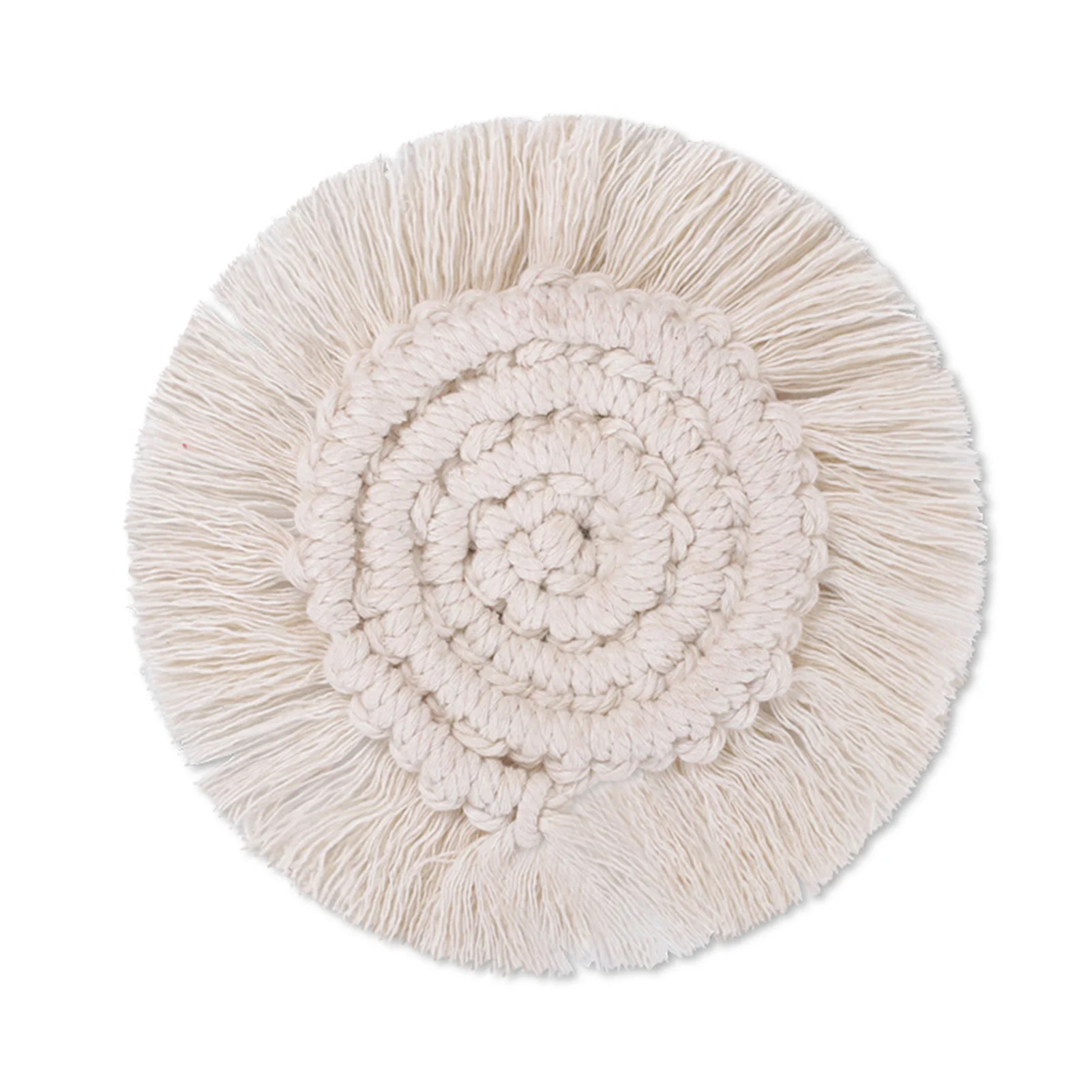 Nordic Macrame Cup Pad Bohemia Coaster Dining Table Mat Handmade Cotton Braid Non-slip Insulation Mat Home Table Decoration
Nordic Macrame Cup Pad Bohemia Coaster Dining Table Mat Handmade Cotton Braid Non-slip Insulation Mat Home Table Decoration