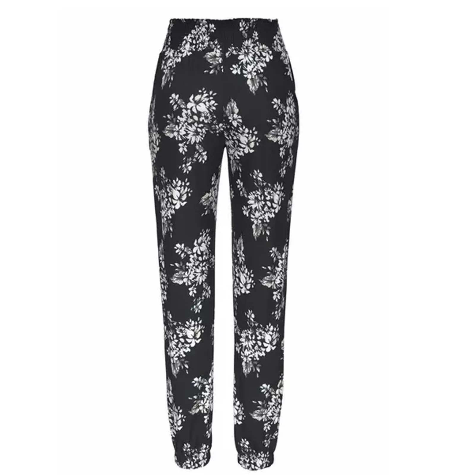 40# Summer Women Pants With Pockets High Waist Printing Elastic Waist Easy Trousers Long Pants Casual Boho Women Beach Pants
40# Summer Women Pants With Pockets High Waist Printing Elastic Waist Easy Trousers Long Pants Casual Boho Women Beach Pants