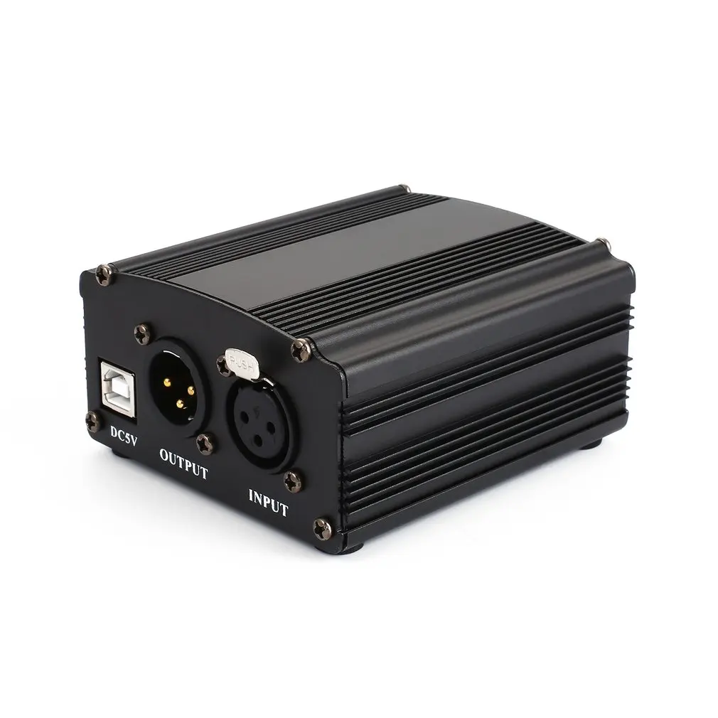 48V USB Phantom Power Supply USB2.0 Cable Dual Plug Microphone Cable For Micro Microphone Condenser Recording Equipment
48V USB Phantom Power Supply USB2.0 Cable Dual Plug Microphone Cable For Micro Microphone Condenser Recording Equipment