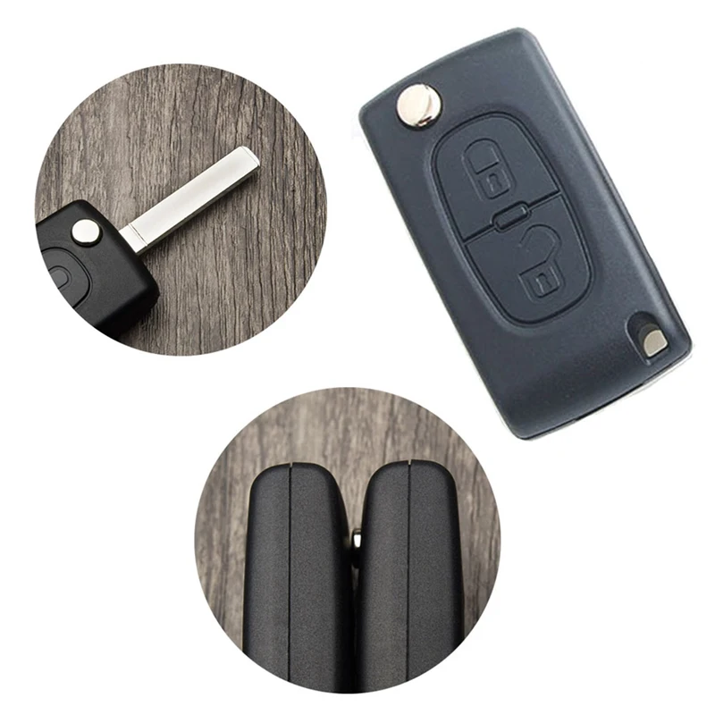 C Car Key Cover Remote Control Flip With Two Buttons Key Shell Fob For 308 207 307 3008 5008 807 For C2 C3 C4 C5
C Car Key Cover Remote Control Flip With Two Buttons Key Shell Fob For 308 207 307 3008 5008 807 For C2 C3 C4 C5