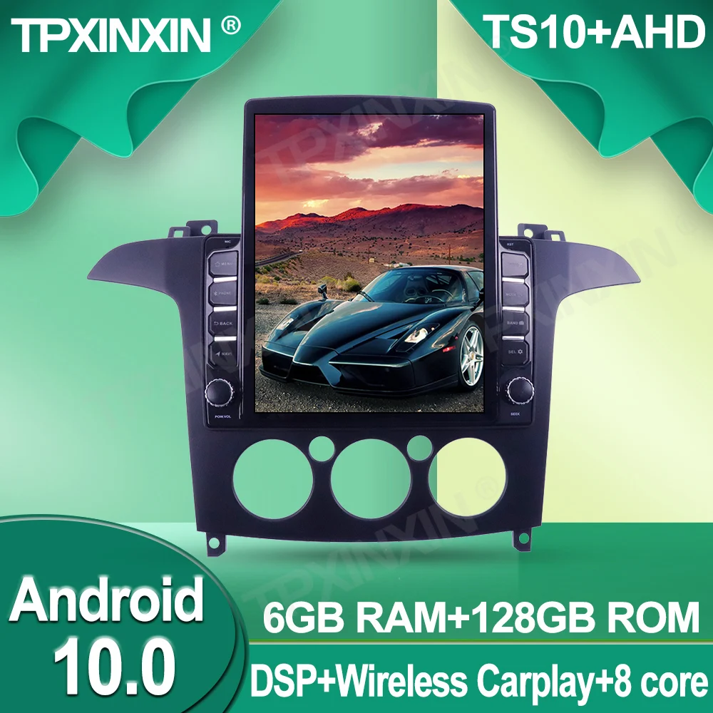 Автомобильный мультимедийный плеер для Ford S-Max 2006-2008, экран Tesla, Android 6 + 128G, аудио, радио, стерео, GPS-навигация, головное устройство DSP
Автомобильный мультимедийный плеер для Ford S-Max 2006-2008, экран Tesla, Android 6 + 128G, аудио, радио, стерео, GPS-навигация, головное устройство DSP