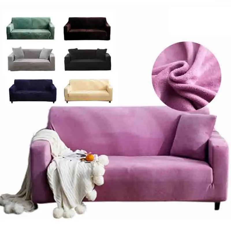 Winter Solid Color Thick Velvet Sofa Cover for Living Room 3 Seats Luxury 1/2/3/4 Seater Set Couch Slipcovers Corner Sofa Covers
Winter Solid Color Thick Velvet Sofa Cover for Living Room 3 Seats Luxury 1/2/3/4 Seater Set Couch Slipcovers Corner Sofa Covers