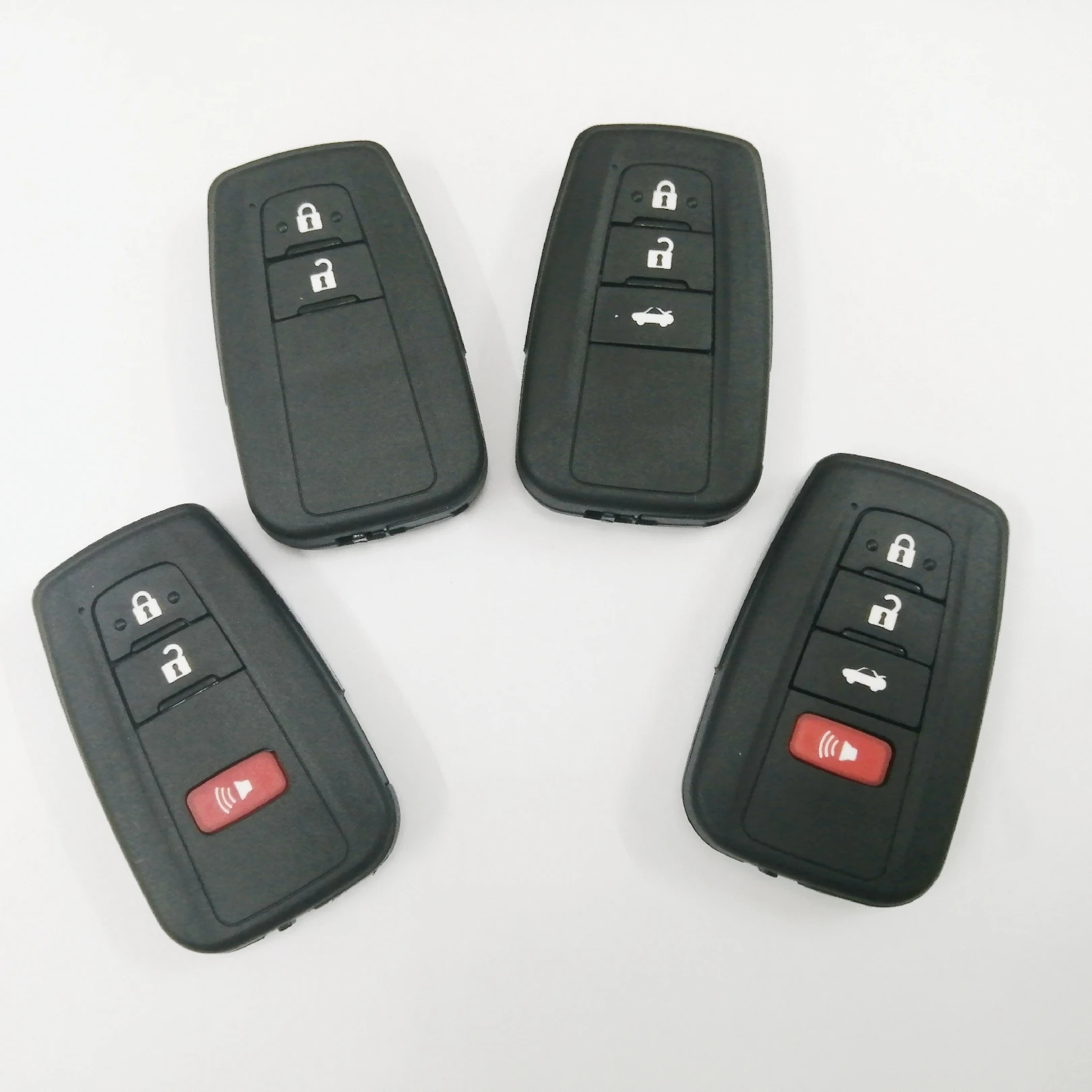 With logo For new Toyota Camry Crown Carola smart remote key case shell 2/3/4 button with small key blade
With logo For new Toyota Camry Crown Carola smart remote key case shell 2/3/4 button with small key blade