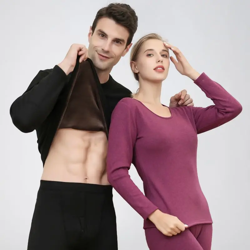 Winter Velvet Thick Thermal Underwear For Men WomanWinter Warm Layered Clothing Pajamas Set Thermal Set Male Long Johns Hot-Dry
Winter Velvet Thick Thermal Underwear For Men WomanWinter Warm Layered Clothing Pajamas Set Thermal Set Male Long Johns Hot-Dry