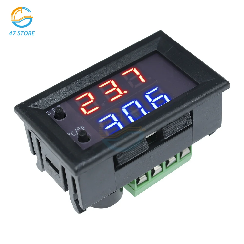 W1209WK DC 12V Digital LED Thermostat Temperature Controller Temp Relay Control Board -50-110 Celsius Module + NTC Sensor 
W1209WK DC 12V Digital LED Thermostat Temperature Controller Temp Relay Control Board -50-110 Celsius Module + NTC Sensor