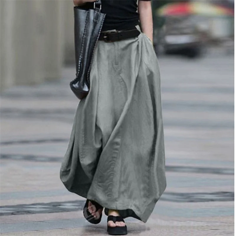 The new half-length large-length A-line skirt, high waist, slimming, plus size women's dance dress
The new half-length large-length A-line skirt, high waist, slimming, plus size women's dance dress