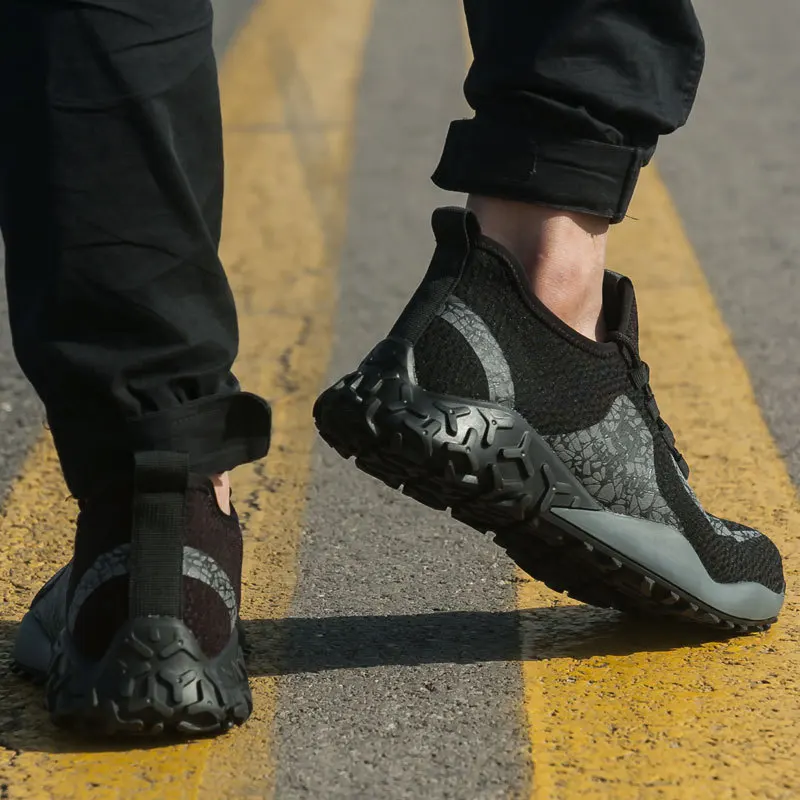 Puncture-proof Work Shoes Men Breathable Fashion Steel Toe Cap Smash-proof Outdoor Labor Safety Protection High Quality Shoes
Puncture-proof Work Shoes Men Breathable Fashion Steel Toe Cap Smash-proof Outdoor Labor Safety Protection High Quality Shoes