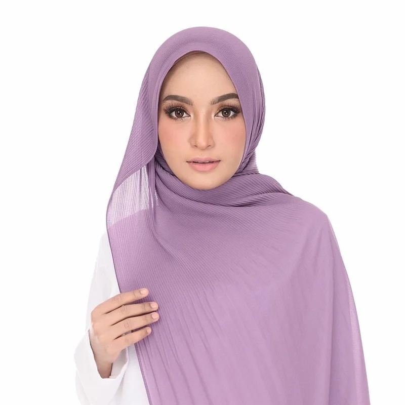 Fashion Women Scarf Malaysia Solid Color Skirt Pleated Flounces Pearl Chiffon Long Scarf Pleated Crease Monochrome Headscarf 588
Fashion Women Scarf Malaysia Solid Color Skirt Pleated Flounces Pearl Chiffon Long Scarf Pleated Crease Monochrome Headscarf 588