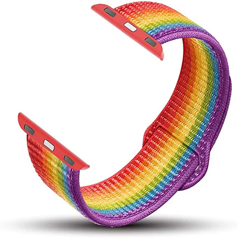 Ремешок нейлоновый для iWatch SE 7 6 5 4 3 2 1, Воздухопроницаемый Радужный спортивный браслет, 20 шт.
Ремешок нейлоновый для iWatch SE 7 6 5 4 3 2 1, Воздухопроницаемый Радужный спортивный браслет, 20 шт.