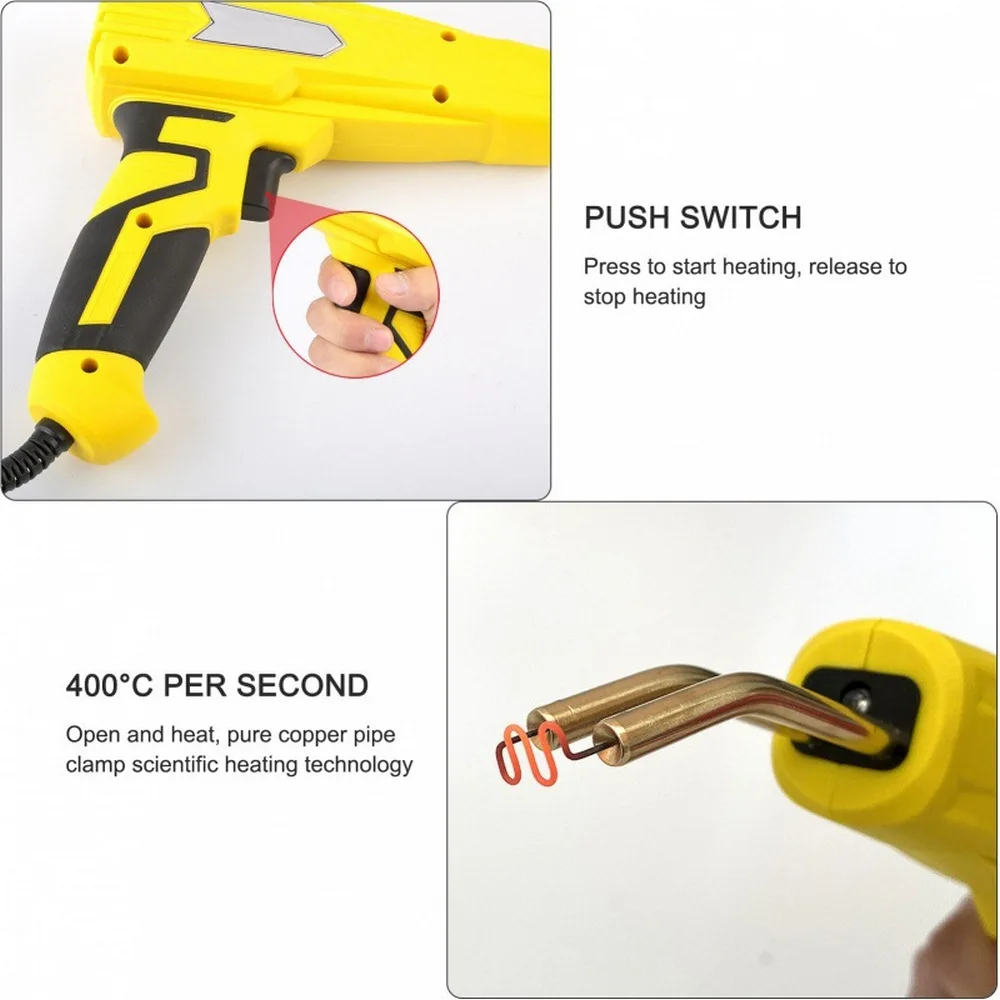 Upgrade 100W Plastic Welder Garage Tools Hot Staplers Machine Staple PVC Plastic Repairing Machine Car Bumper Repair with Plier
Upgrade 100W Plastic Welder Garage Tools Hot Staplers Machine Staple PVC Plastic Repairing Machine Car Bumper Repair with Plier