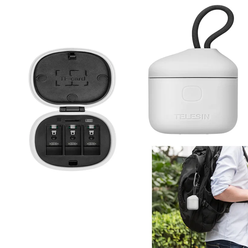 3 in 1 Storage Box Battery Charger Dock Card Reading For GoPro Hero 5 6 7 8 Black For 3 Batteries Charging Stand Case Box
3 in 1 Storage Box Battery Charger Dock Card Reading For GoPro Hero 5 6 7 8 Black For 3 Batteries Charging Stand Case Box