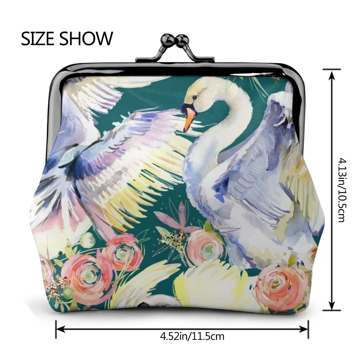 OLN Coin Purse Women Lady Small Wallet Romantic Swans And Roses Hasp Purse Card Holder Purses
OLN Coin Purse Women Lady Small Wallet Romantic Swans And Roses Hasp Purse Card Holder Purses