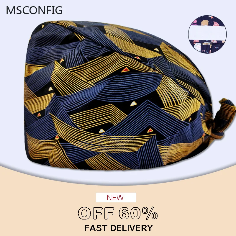 Unisex Scrubs Caps Adjustable Cotton Tooth Printing Hats High Quality Adjustable Sweat-absorbent Elastic Cotton Scrubs Hats 
Unisex Scrubs Caps Adjustable Cotton Tooth Printing Hats High Quality Adjustable Sweat-absorbent Elastic Cotton Scrubs Hats