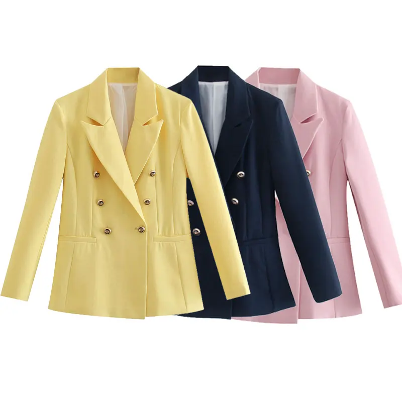 MXTIN 2021 Women Autumn Vintage Solid Double Breasted Blazers And Jackets Fashion Lapel Collar Office Lady Female Blazer Coat
MXTIN 2021 Women Autumn Vintage Solid Double Breasted Blazers And Jackets Fashion Lapel Collar Office Lady Female Blazer Coat