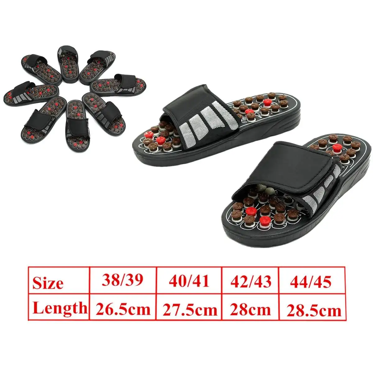 Unisex Massage Slippers Acupuncture Foot Healthy Shoes Sandal Reflex Massage Slippers Antiskid Foot Care Adjustable Slippers 
Unisex Massage Slippers Acupuncture Foot Healthy Shoes Sandal Reflex Massage Slippers Antiskid Foot Care Adjustable Slippers
