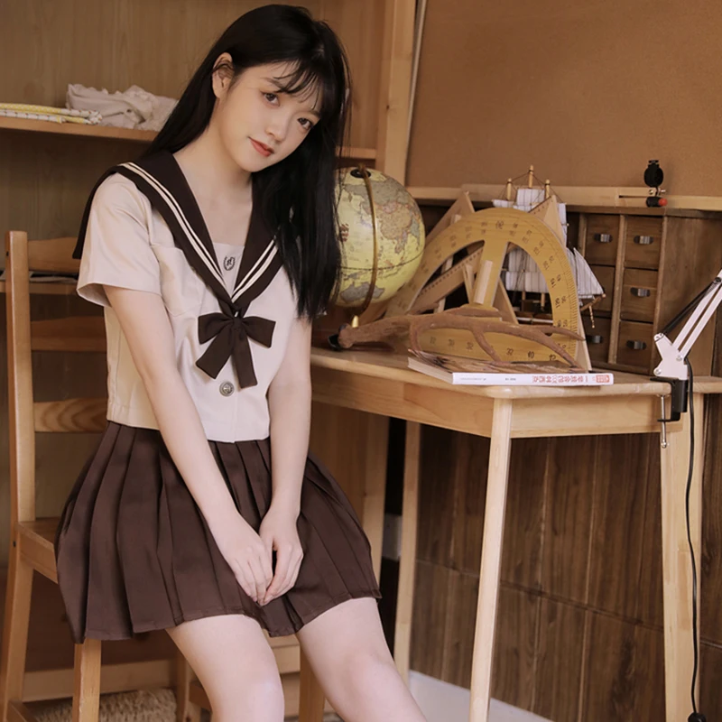 JK Uniform Skirt Genuine Suit Japanese Sailor Suit College Female Student Uniform Japanese School Uniform Sailor Costume
JK Uniform Skirt Genuine Suit Japanese Sailor Suit College Female Student Uniform Japanese School Uniform Sailor Costume