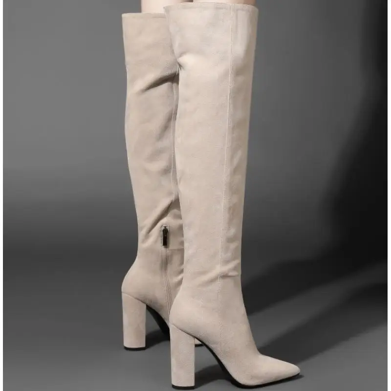 RIZABINA Women Over Knee Boots Sexy Thick Heel Winter Shoes Woman Warm Long Boot Pointed Toe Fashion Party Footwear Size 34-43
RIZABINA Women Over Knee Boots Sexy Thick Heel Winter Shoes Woman Warm Long Boot Pointed Toe Fashion Party Footwear Size 34-43