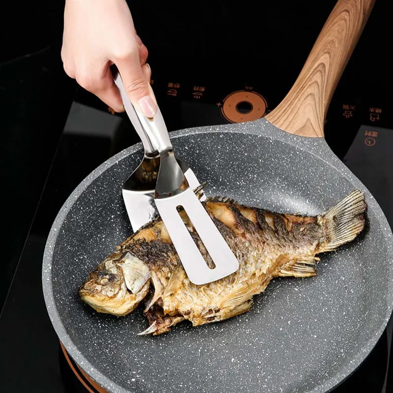 Stainless Steel Barbecue Rack BBQ Tool Grilled Fish Steak Kitchen Utensils Easy To Clean And Reusable Spatula Food Tongs Cooking
Stainless Steel Barbecue Rack BBQ Tool Grilled Fish Steak Kitchen Utensils Easy To Clean And Reusable Spatula Food Tongs Cooking