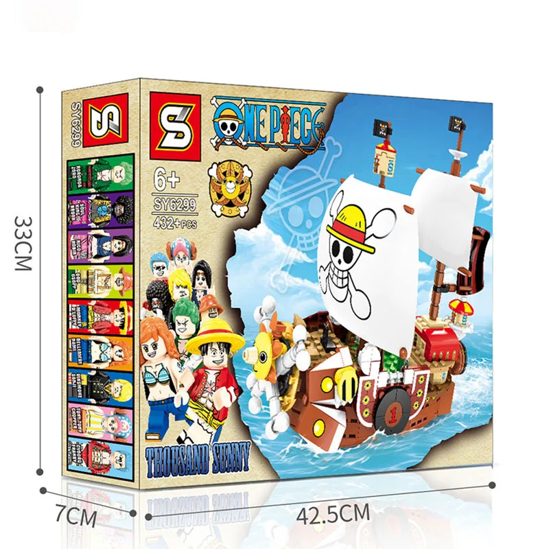 One Piece Thousand Sunny Building Blocks Bottle Shape Ship Boat Action Figure Micro Bricks DIY Children Toys Collectibles Gifts
One Piece Thousand Sunny Building Blocks Bottle Shape Ship Boat Action Figure Micro Bricks DIY Children Toys Collectibles Gifts