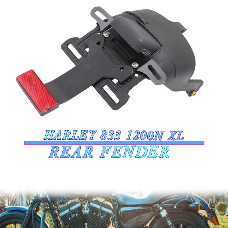 Motorcycle rear fender mounted license plate LED light red lens suitable for Harley Sportster XL 883 1200 48 04-14
Motorcycle rear fender mounted license plate LED light red lens suitable for Harley Sportster XL 883 1200 48 04-14