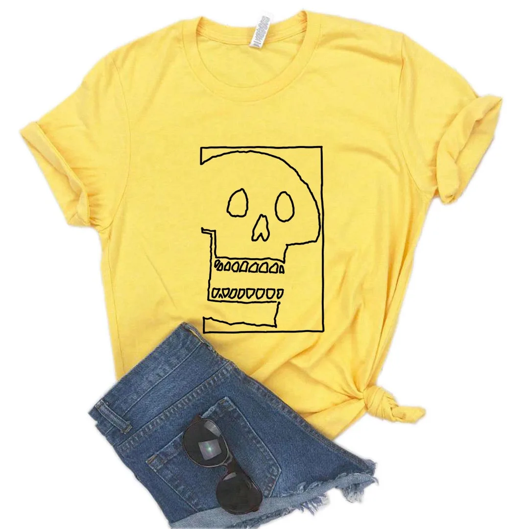 Big Skull Print Women tshirt Cotton Casual Funny t shirt Gift Lady Yong Girl Top Tee A-1189
Big Skull Print Women tshirt Cotton Casual Funny t shirt Gift Lady Yong Girl Top Tee A-1189