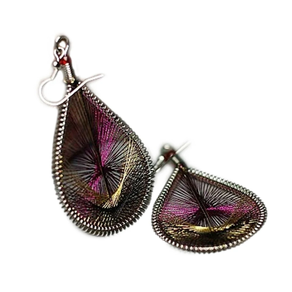 Кисточкой серьги длинные для женщин Сова с листьями и перьями Brincos Bijoux (украшения