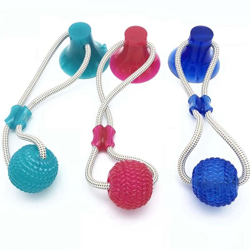 Pets Dog Toys Suction Cup Rubber Dog Chew Toys Pet Ball Tug Toy Tooth Cleaning Chewing Puppy Pet Toy Tug Rope Handle
Pets Dog Toys Suction Cup Rubber Dog Chew Toys Pet Ball Tug Toy Tooth Cleaning Chewing Puppy Pet Toy Tug Rope Handle