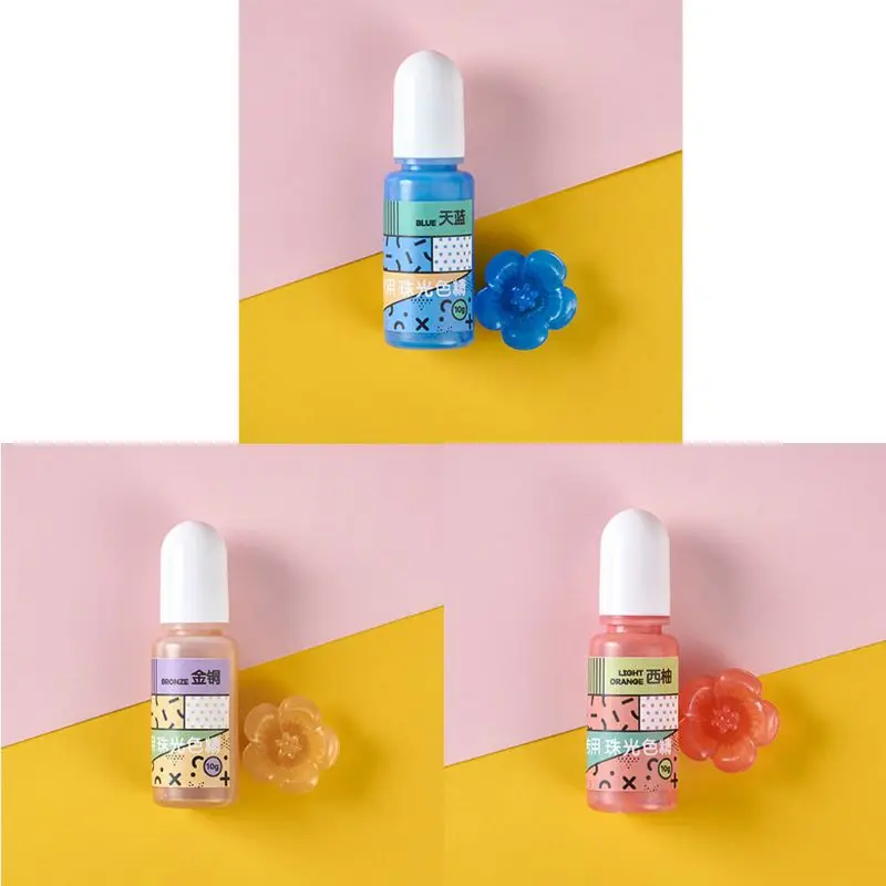 15Color Pearlescent Resin Pigment Liquid Pearl-luster Resin Colorant Jewelry DIY
15Color Pearlescent Resin Pigment Liquid Pearl-luster Resin Colorant Jewelry DIY