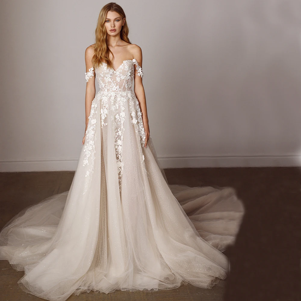 Robe de mariee Ball Gown Wedding Dress 2022 New arrival Lace Appliques Off the Shoulder Princess Bride Gown Vestido De Noiva
Robe de mariee Ball Gown Wedding Dress 2022 New arrival Lace Appliques Off the Shoulder Princess Bride Gown Vestido De Noiva