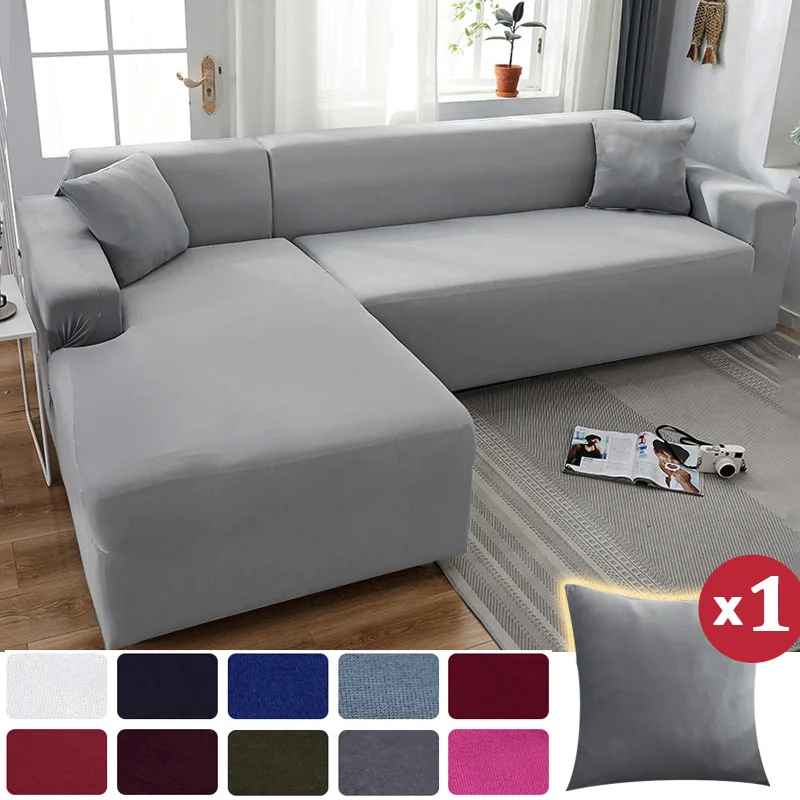 Solid Stretch Eastic Corner Sofa Covers For Living Room Chair Sectional Couch Cover L Shape Slipcovers funda sofa chaise lounge
Solid Stretch Eastic Corner Sofa Covers For Living Room Chair Sectional Couch Cover L Shape Slipcovers funda sofa chaise lounge