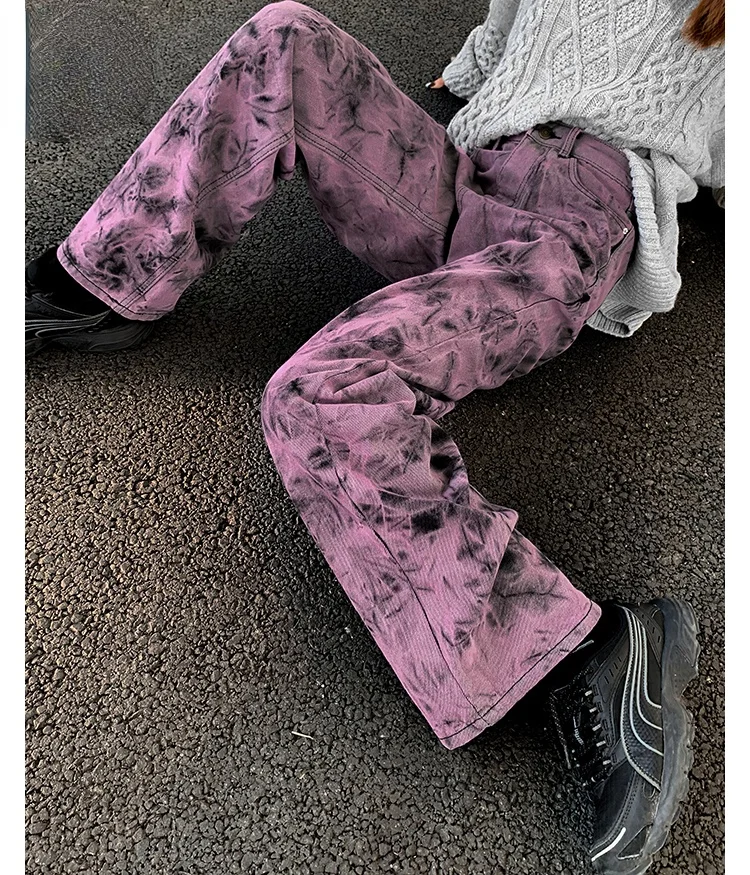 2021Women's jeans Oversized jeans Wide leg straight leg pink jeans Hip Hop jeans women jeans purple pants baggy jeans y2k pants
2021Women's jeans Oversized jeans Wide leg straight leg pink jeans Hip Hop jeans women jeans purple pants baggy jeans y2k pants